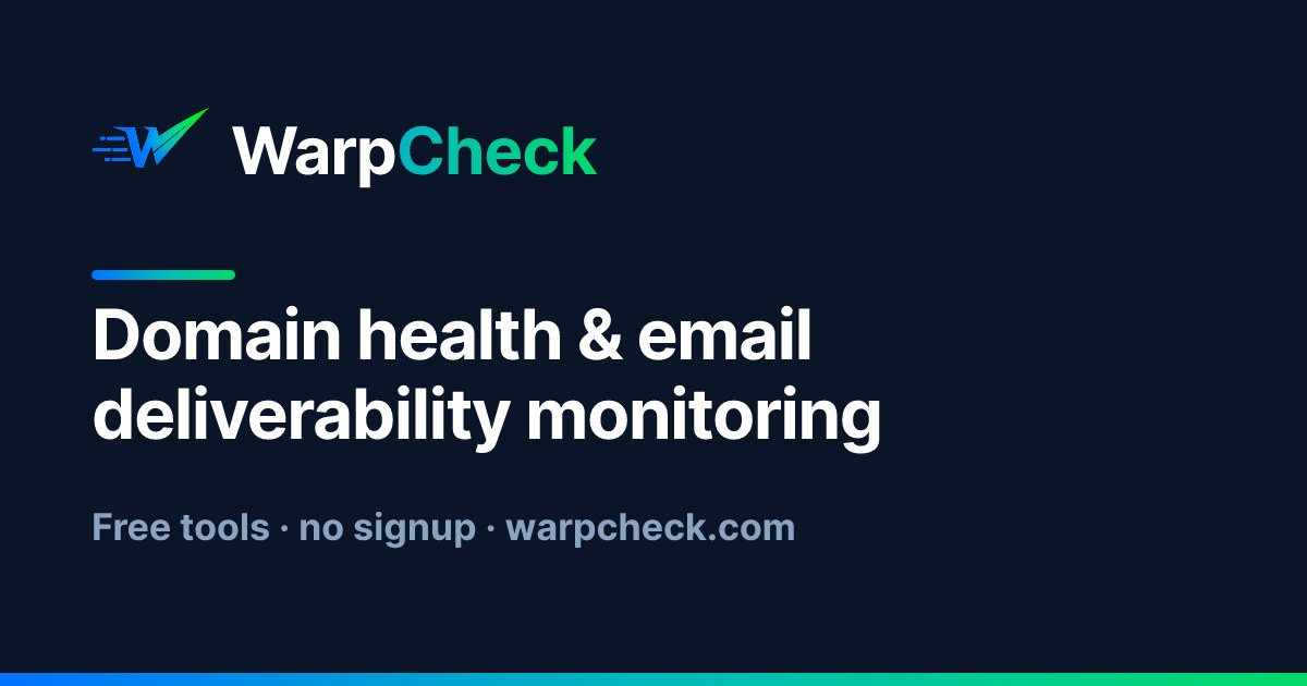 TXT Record Lookup Tool - Check DNS TXT Records | WarpCheck